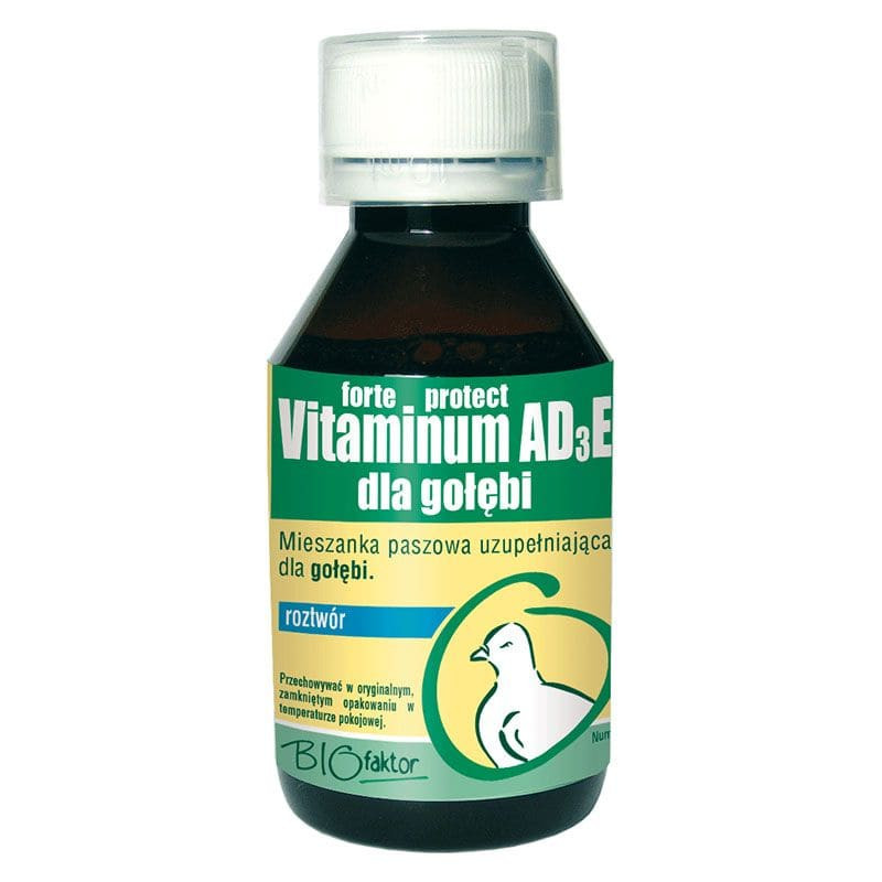 BIOFAKTOR Vitaminum AD3E Protect dla gołębi 100 ml