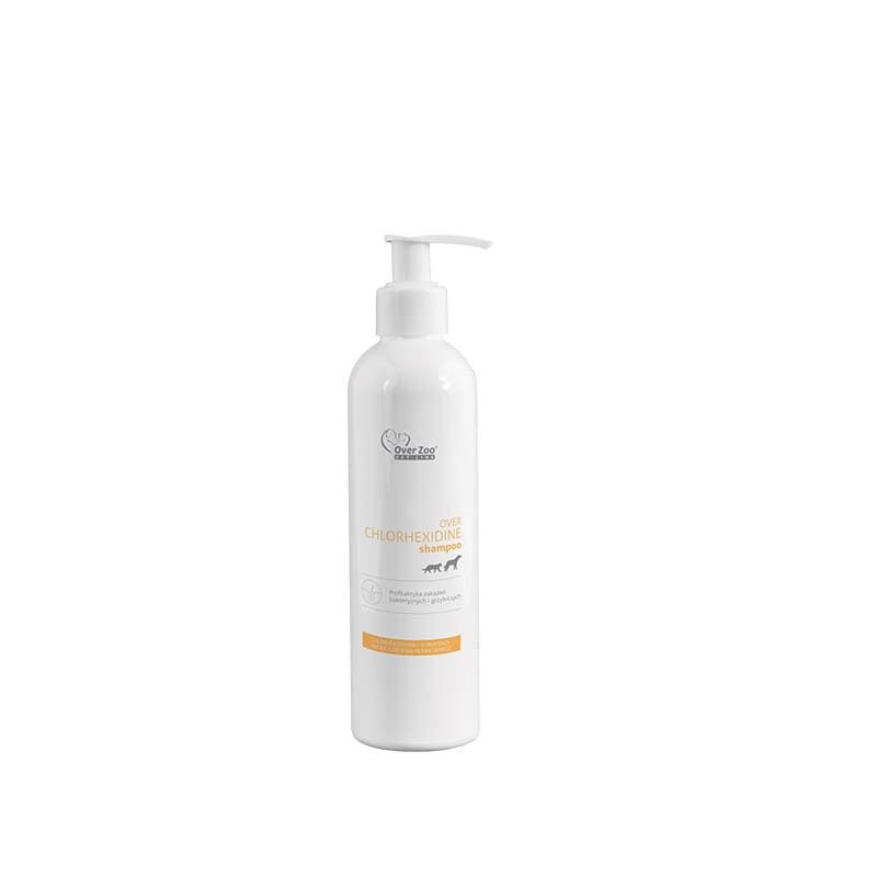 OVER ZOO Chlorhexidine Shampoo antybakterie 250 ml