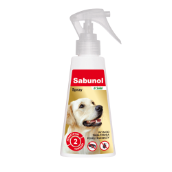 SABUNOL spray przeciw pchłom i kleszczom 100 ml
