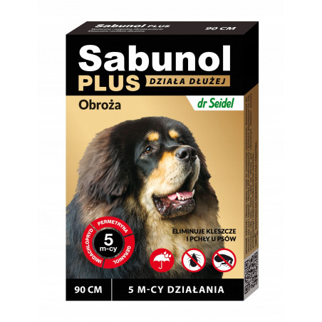 Sabunol Plus obroża p kleszczom i pchłom psa 90 cm