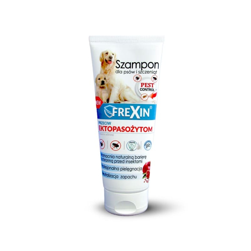 FREXIN Szampon dla psów przeciw ektopasożytom 220g