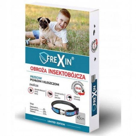 Frexin obroża insektobójcza dla psa 45cm+GRATISY