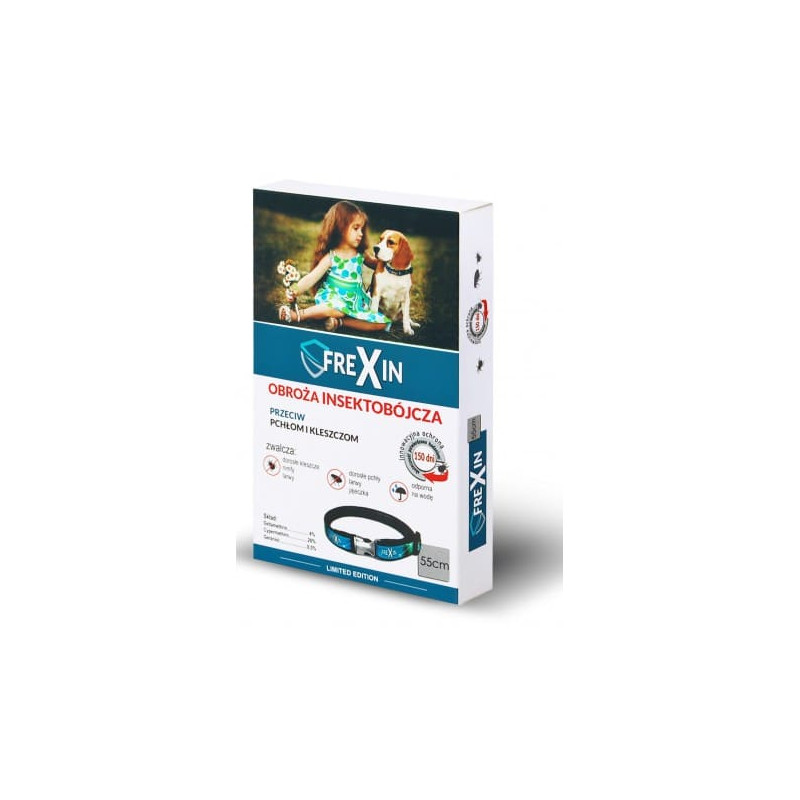 Frexin obroża insektobójcza dla psa 55cm+GRATISY