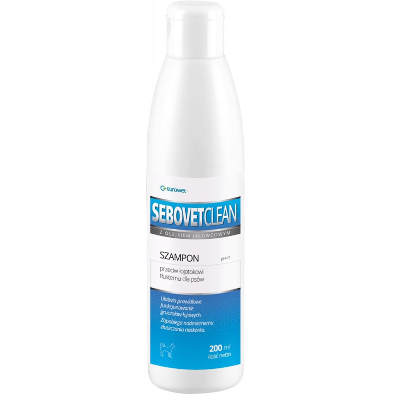 EUROWET Sebovet Clean szampon świąd/łupież 200 ml