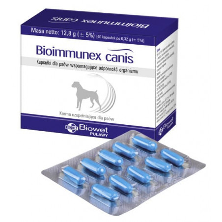 BIOWET Bioimmunex Canis 40 kapsułek