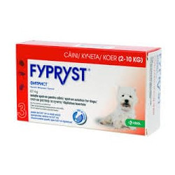 Fypryst Spot-On Pies 2-10 kg 10 pipet